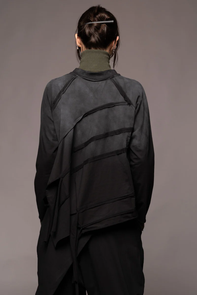 Dogstar Kiyora Loose Top - Black Spray