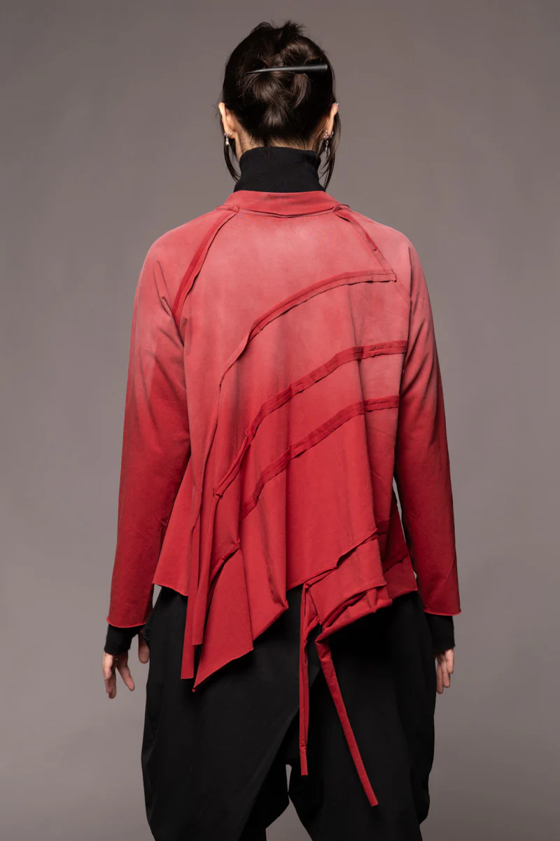 Dogstar Kiyora Loose Top - Garnet Spray