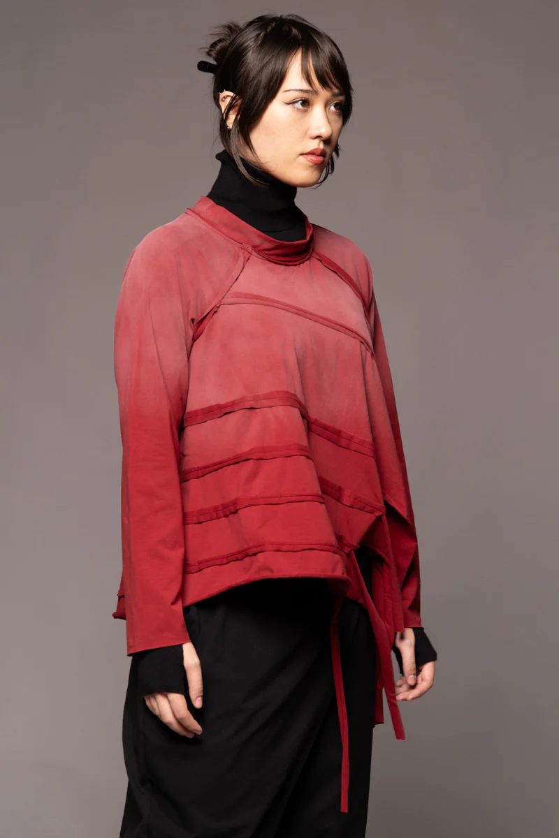 Dogstar Kiyora Loose Top - Garnet Spray