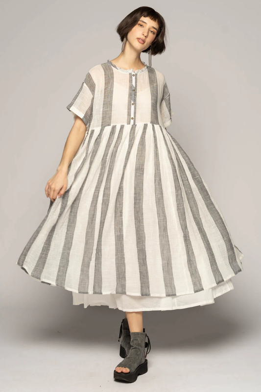 Dogstar Wattle Gather Dress - Chambray