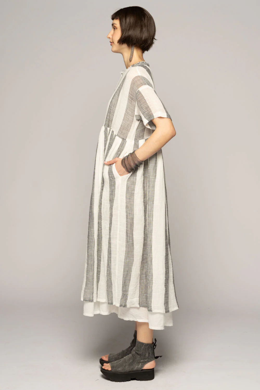 Dogstar Wattle Gather Dress - Chambray