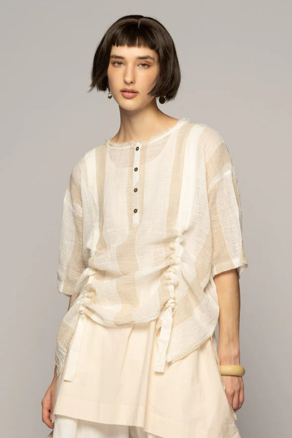 Dogstar Wattle Tie Top - Natural