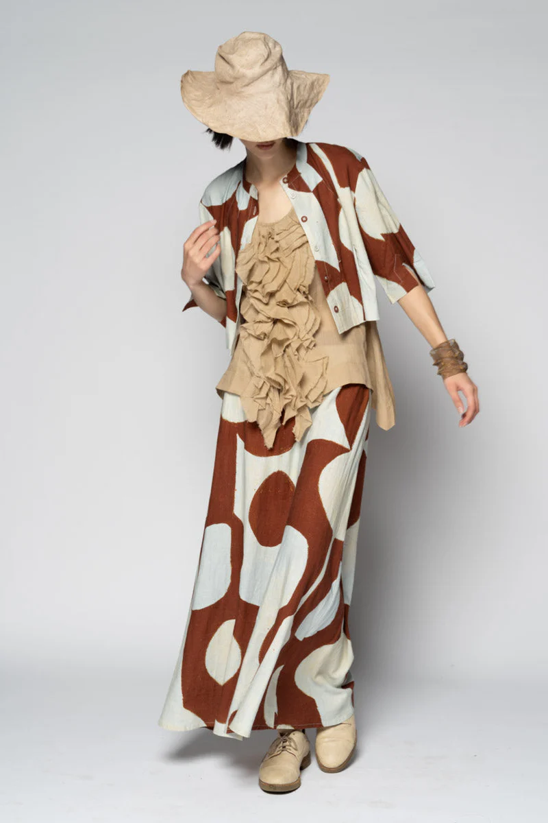 Dogstar Sumi Frill Top - Wheat