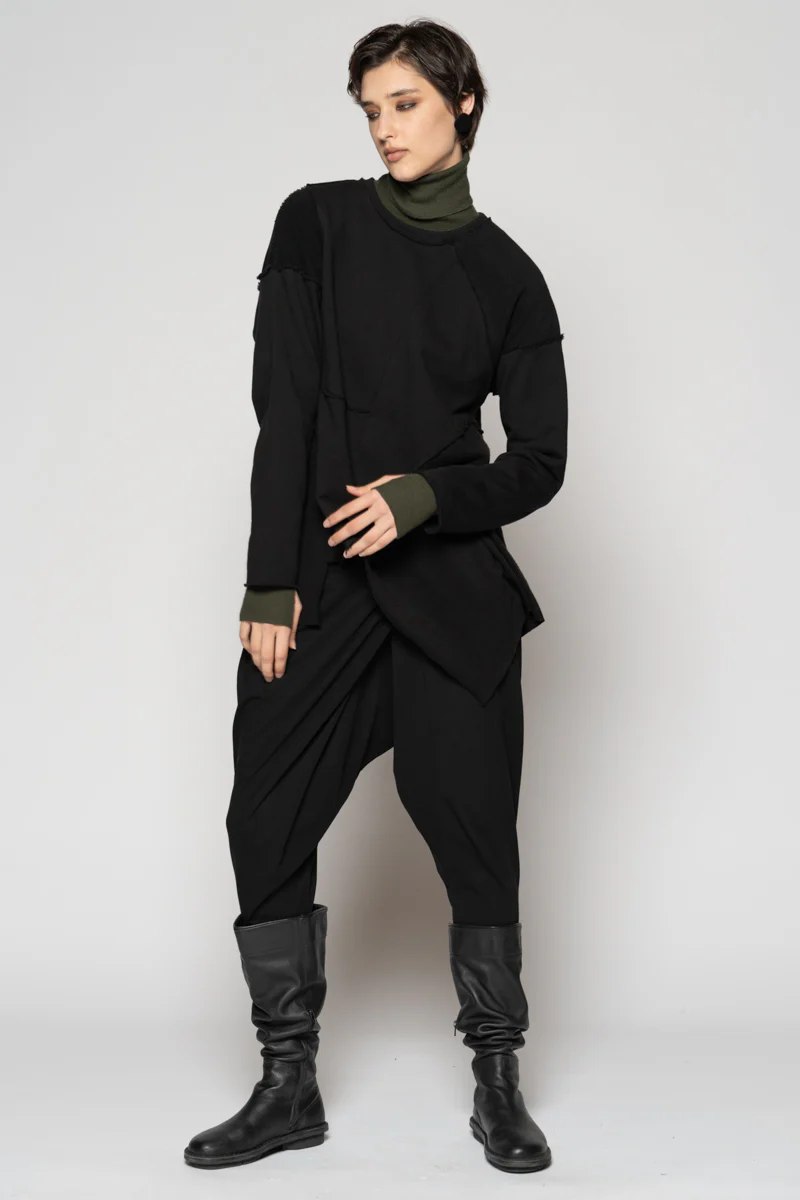 Dogstar Tsukuro Patch Top - Black
