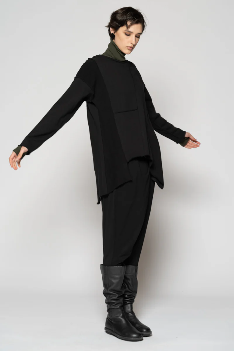 Dogstar Tsukuro Patch Top - Black