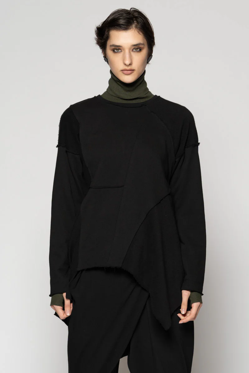 Dogstar Tsukuro Patch Top - Black
