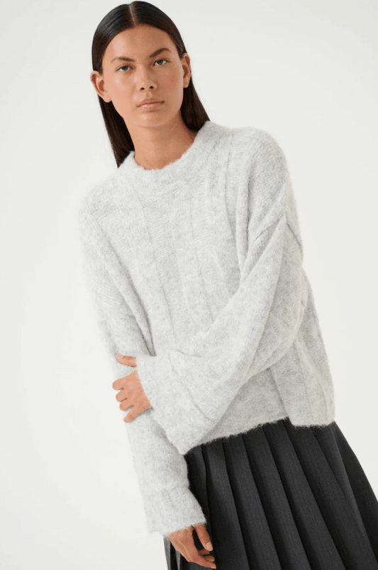 Karen By Simonsen KBRoma Lara Wide Knit - Pearl Blue