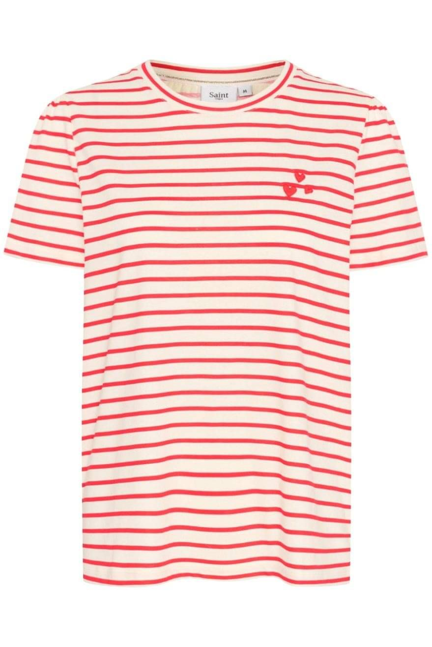 Saint Tropez Jucia T Shirt - Flame Scarlett
