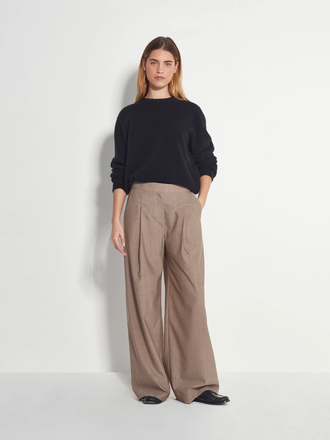 Juliette Hogan Calla Culotte - Salt & Pepper