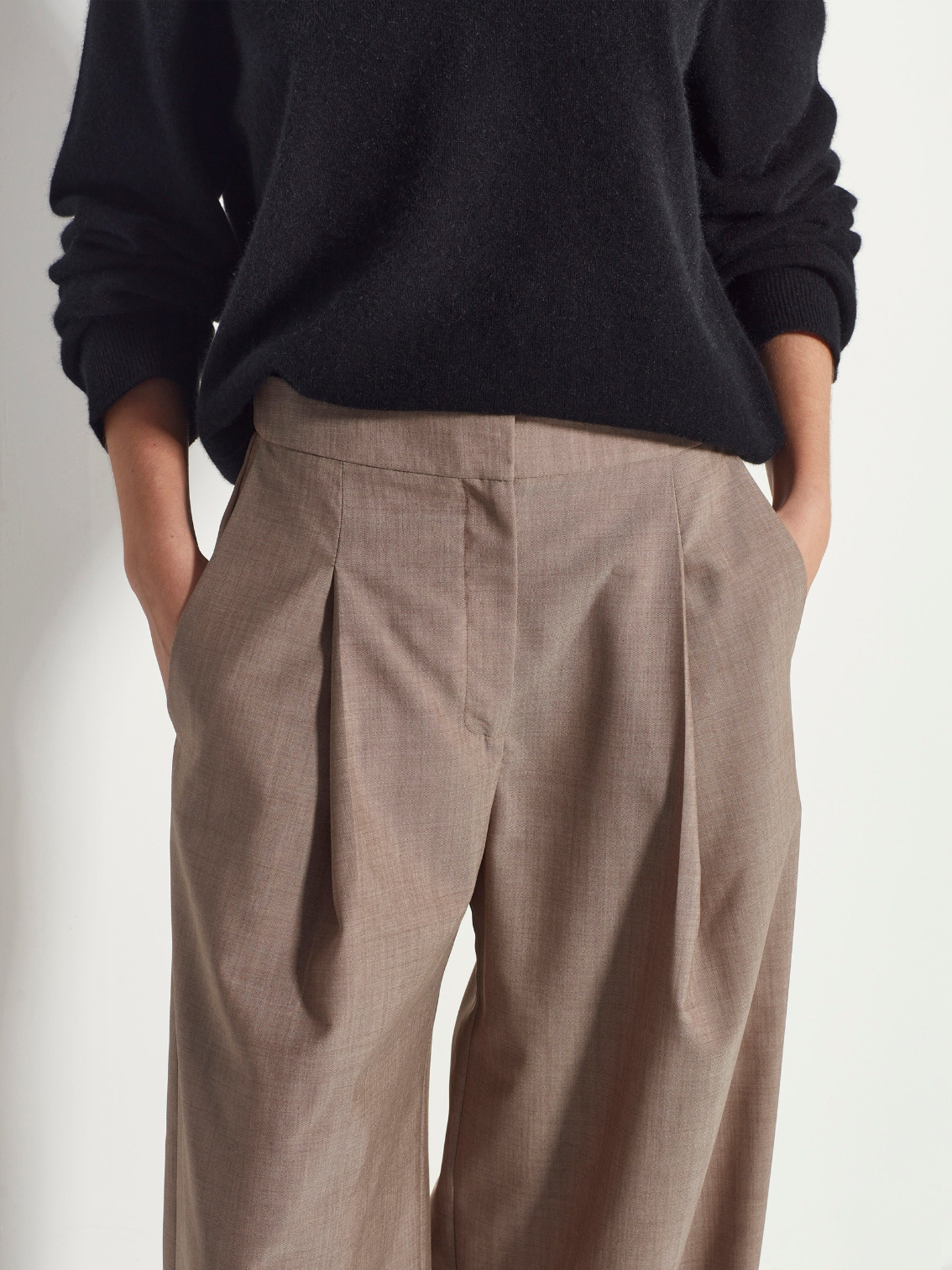 Juliette Hogan Calla Culotte - Salt & Pepper