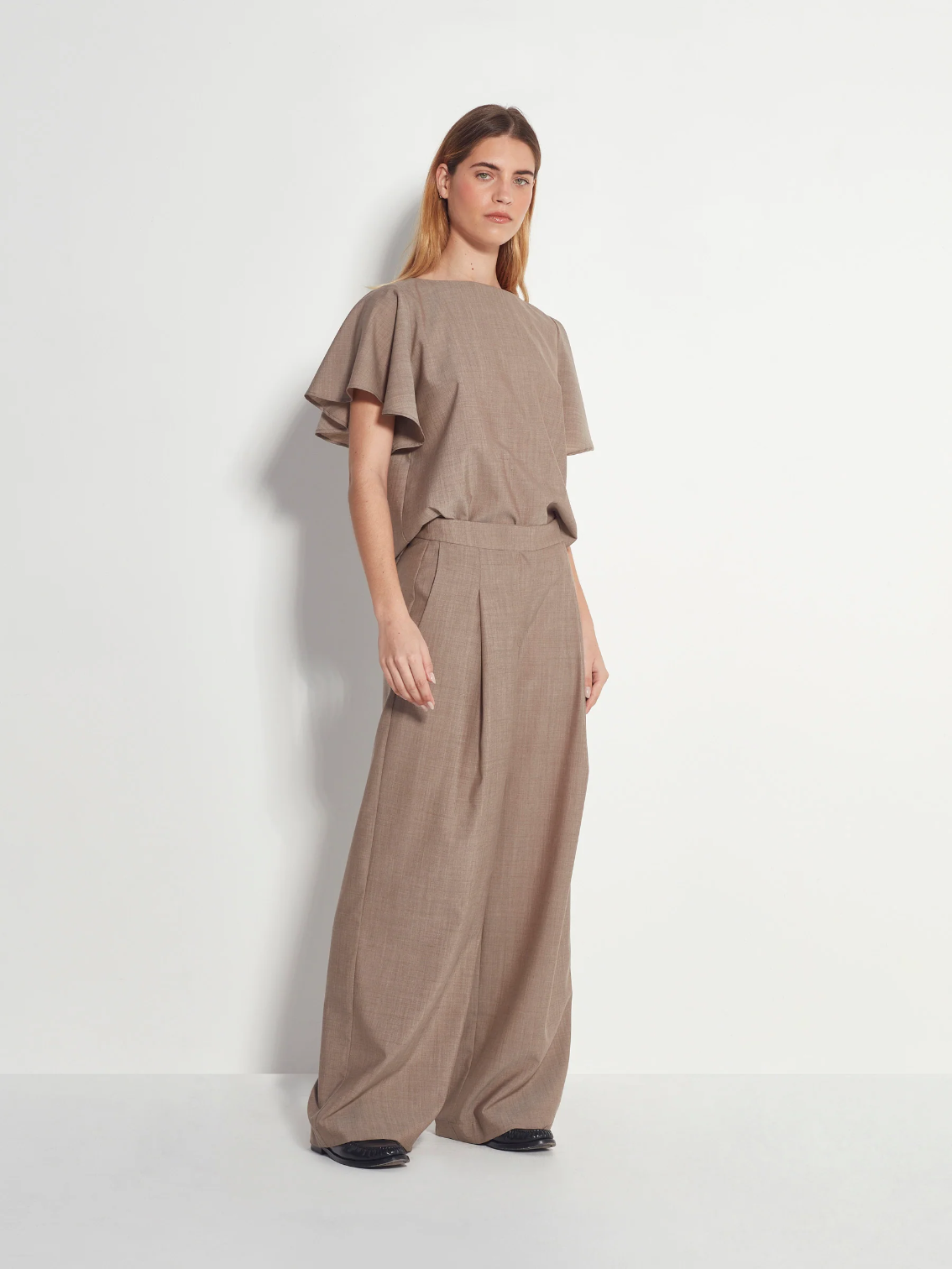 Juliette Hogan Calla Culotte - Salt & Pepper