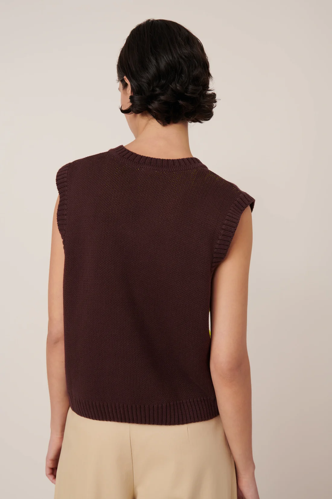Kowtow Wingspan Vest - Mahogany