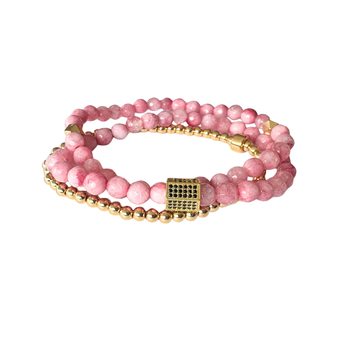 Lindi Kingi Beaded Bracelet Set - Sorbet